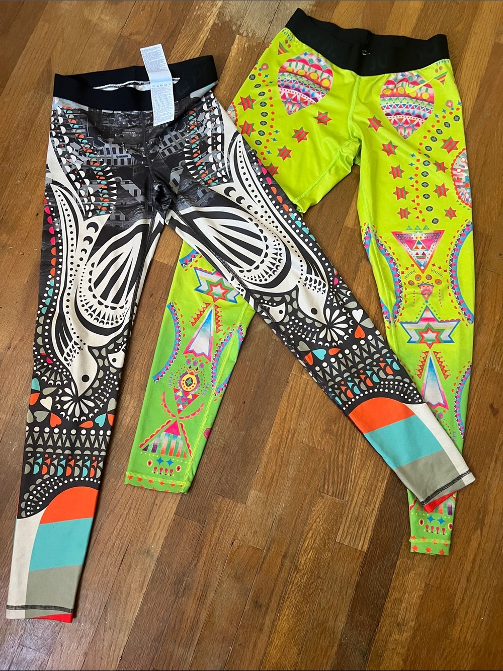 💛❤️💜RARE Vintage Nike Tight of the Moment 💛❤️💜Stockholm 🇸🇪Kaleidoscope 🌈